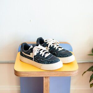 Stepney Workers Club: PEARL S-STRIKE RAW SUEDE MIX BLACK SUEDE